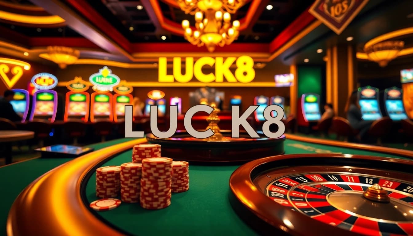 LUCK8 offers an engaging casino experience with vibrant games like roulette and poker.