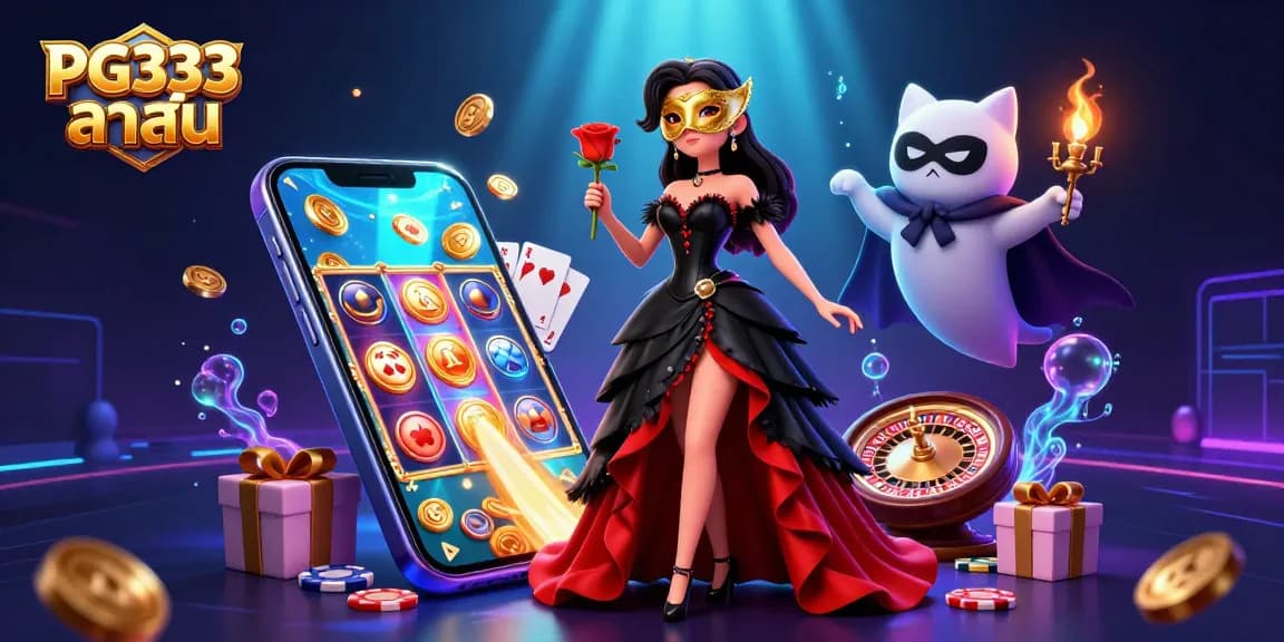 Engage with PG333 ล่าสุด for thrilling gaming opportunities and striking rewards in a vibrant casino setting.