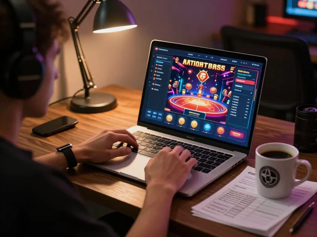 Engaging online gaming scene at fc88on with vibrant casino interface and cozy atmosphere.