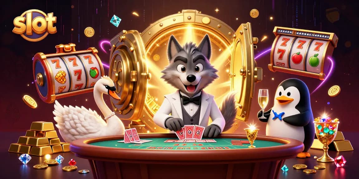 Slot memberikan pengalaman menarik dengan karakter kartun 3D dan simbol jackpot yang menggoda.