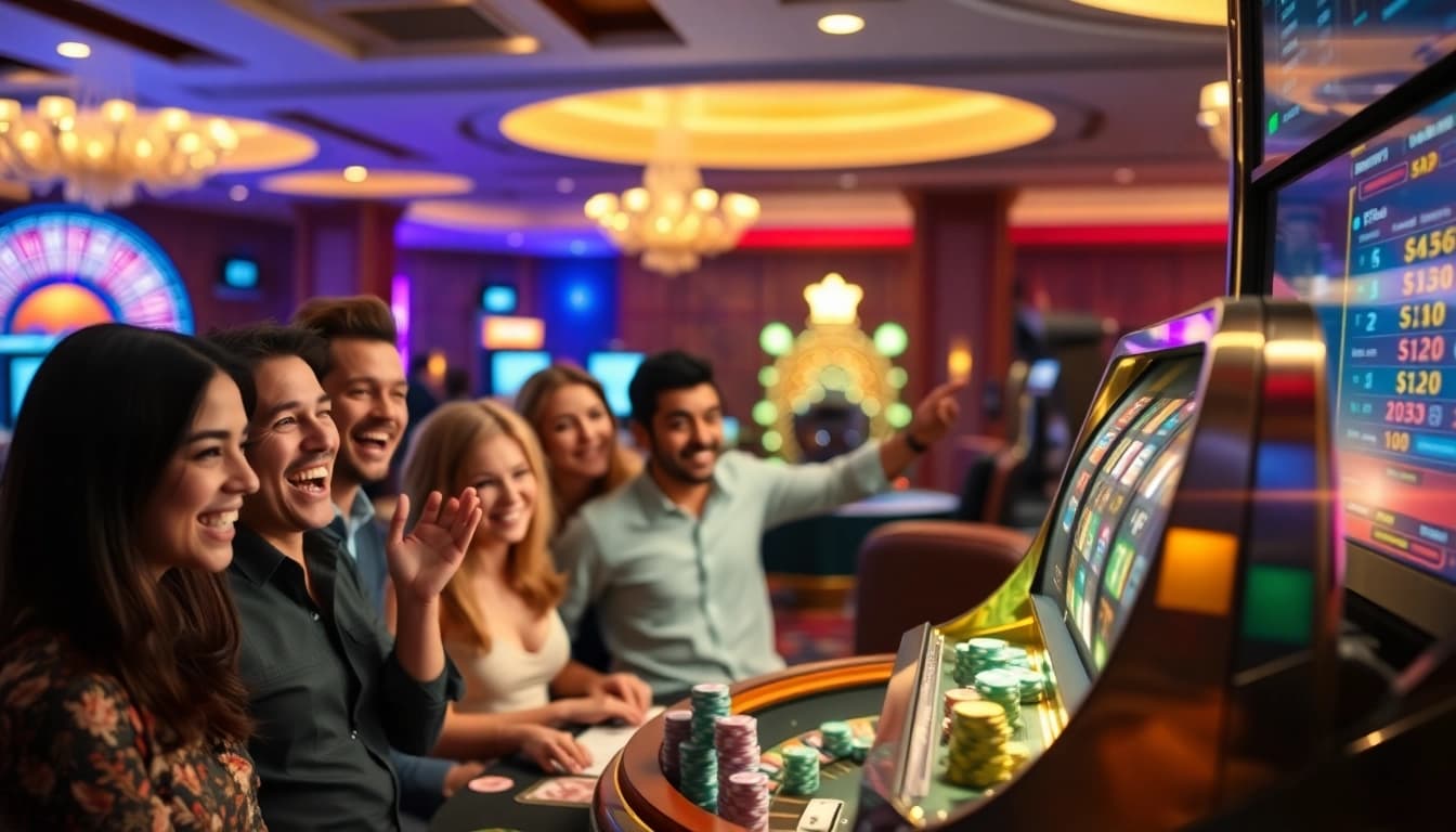 PEN4D daftar slot machine attracting enthusiastic gamblers with big win potential.