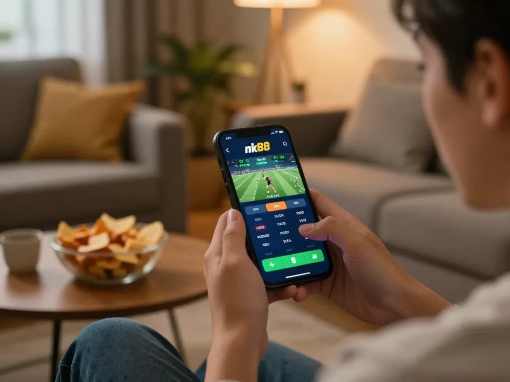 Place bets on nk88 via smartphone while enjoying a cozy home environment.