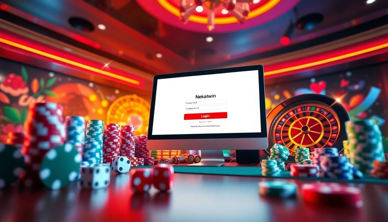 Engage with NEKATWIN by logging in to experience vibrant online casino games.