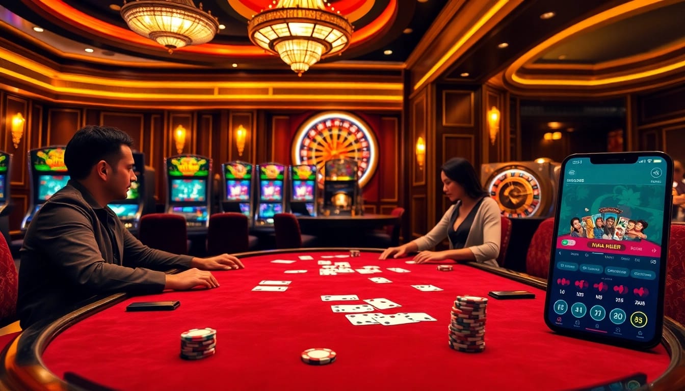Experience the thrilling atmosphere of mm 88 with luxurious poker tables and engaged players.