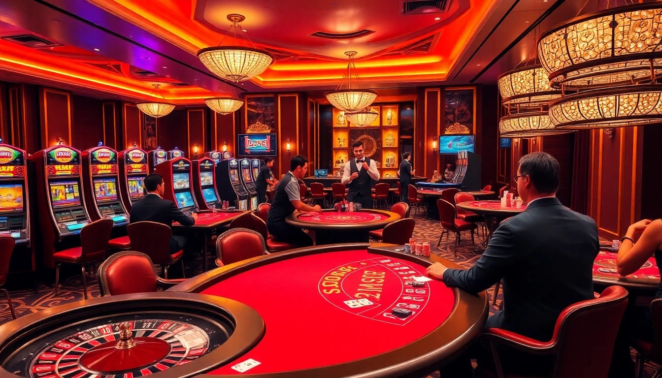 Experience thrilling gameplay at dh 88 casino with vibrant slot machines and exciting poker tables.