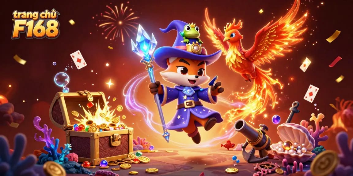 Engage with exciting entertainment at trang chủ F168, featuring vibrant casino moments and magical themes.