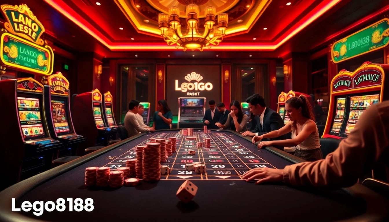 Experience the thrill of gambling with lego138 daftar at vibrant casino tables surrounded by excitement.