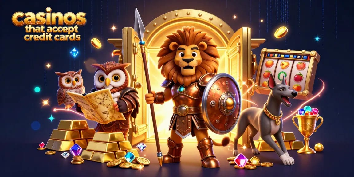 Experience exciting gameplay at casinos that accept credit cards with dynamic characters and treasure elements.