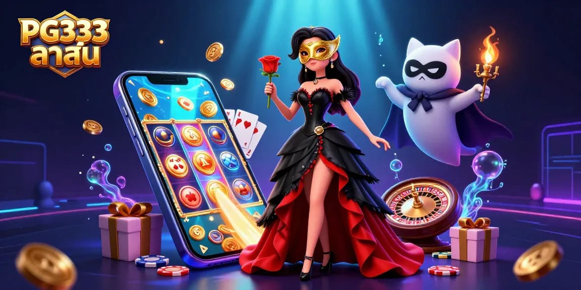 Engage with PG333 ล่าสุด for thrilling gaming opportunities and striking rewards in a vibrant casino setting.