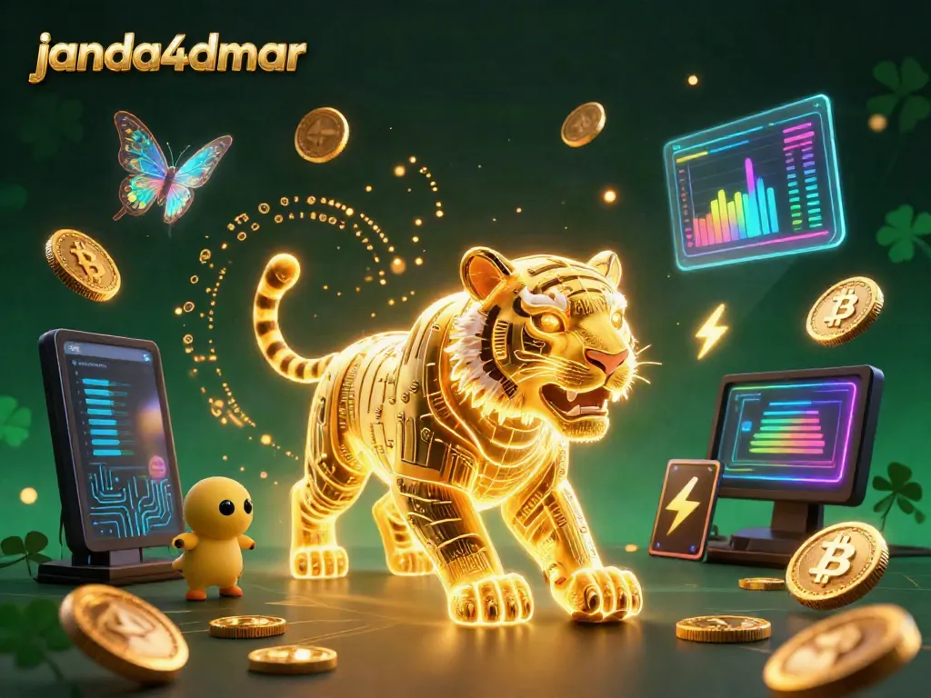 Menangkan permainan di janda4dmar dengan karakter harimau emas digital dan elemen kripto yang memikat.