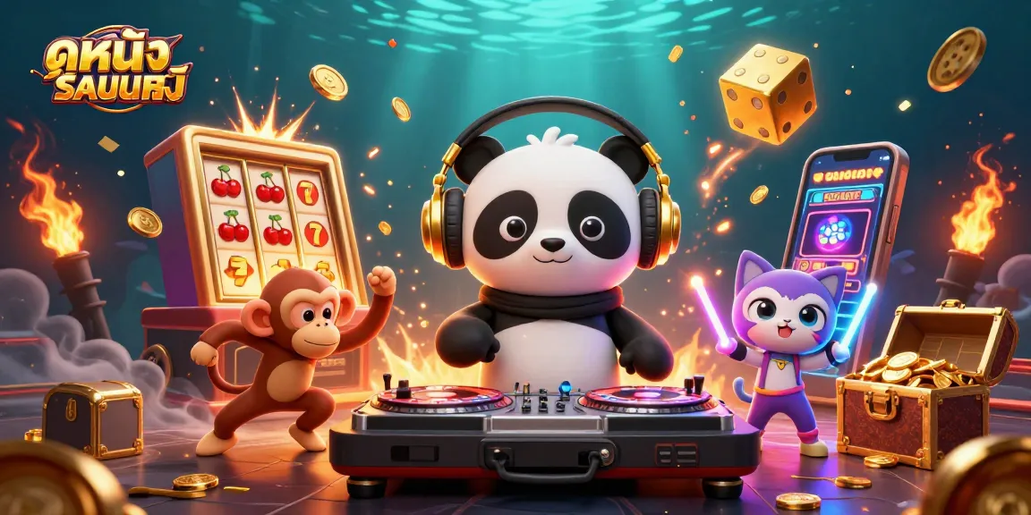 ร่วมสนุกกับดูหนังออนไลน์ในบรรยากาศคาสิโนสุดมันส์ ด้วยการ์ตูน DJ และเครื่องสล็อต
