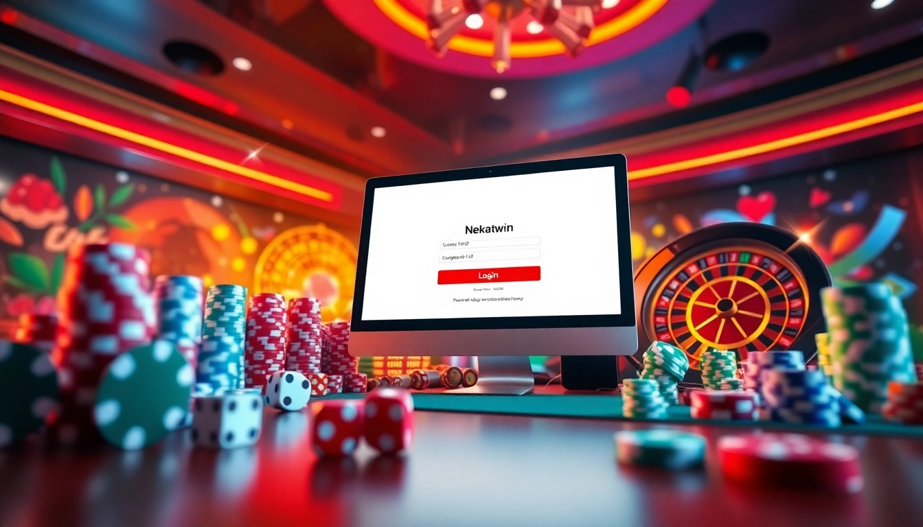 Engage with NEKATWIN by logging in to experience vibrant online casino games.