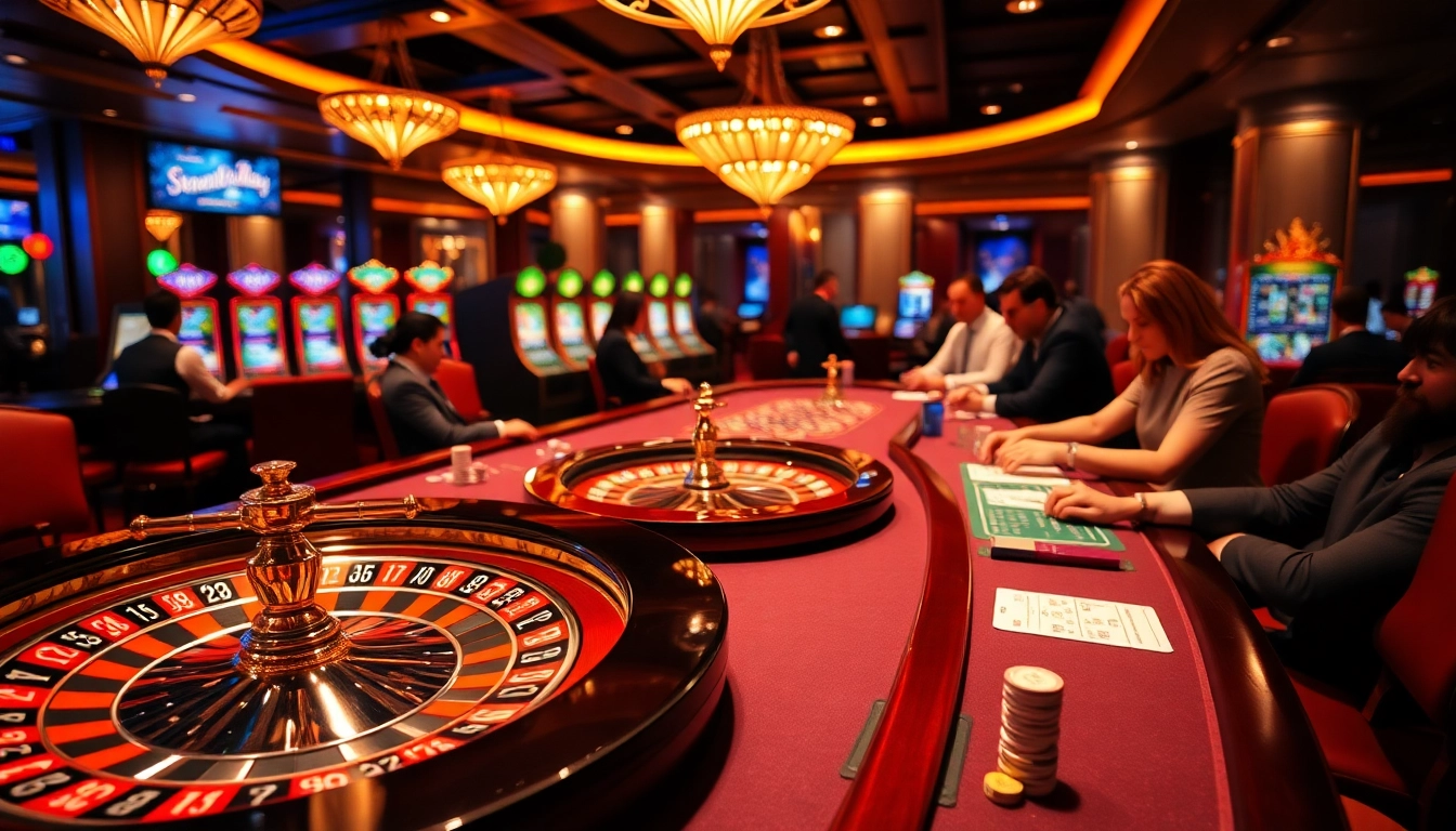 Experience high-stakes gaming at MV88 with vibrant tables, thrilling slot machines, and poker action.