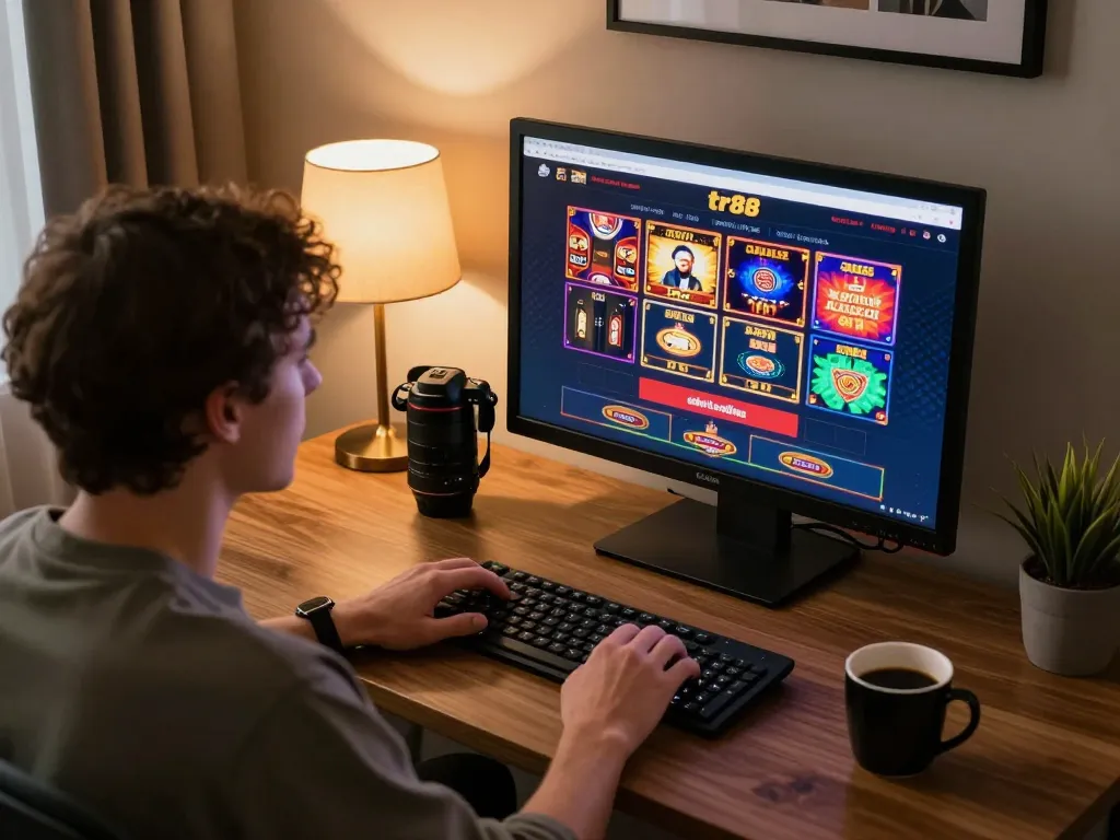 Experience strategic gameplay with tr88 bet while enjoying a cozy online casino session at home.