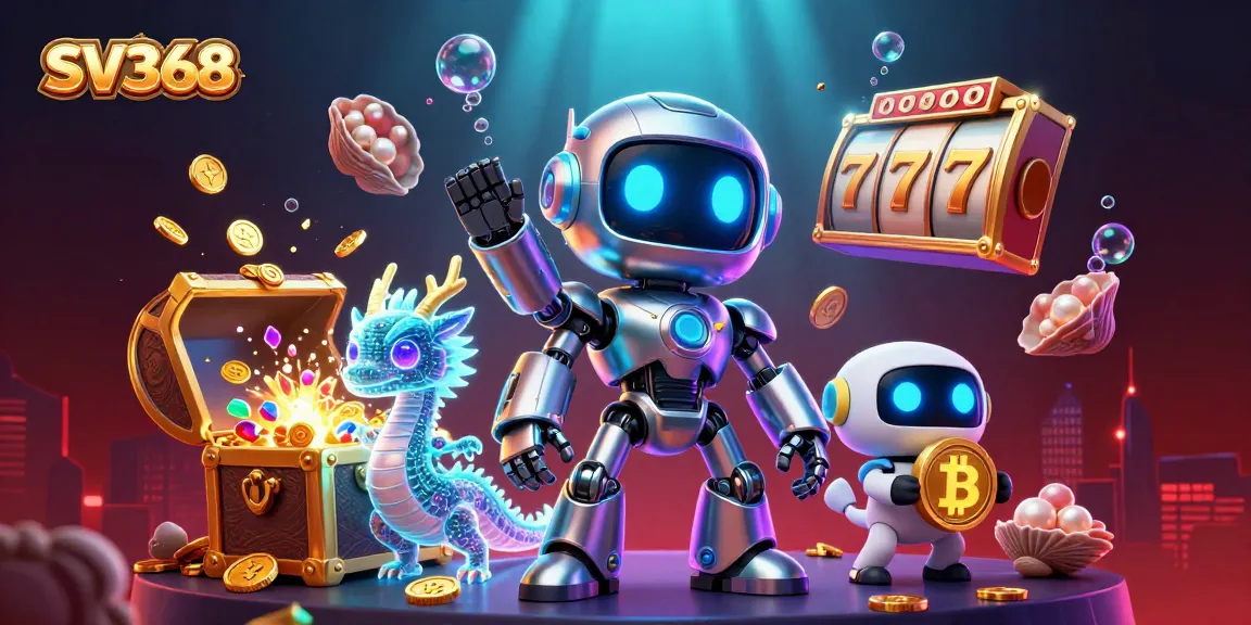 Engage with SV368's thrilling slots and jackpot excitement in this dynamic casino scene.