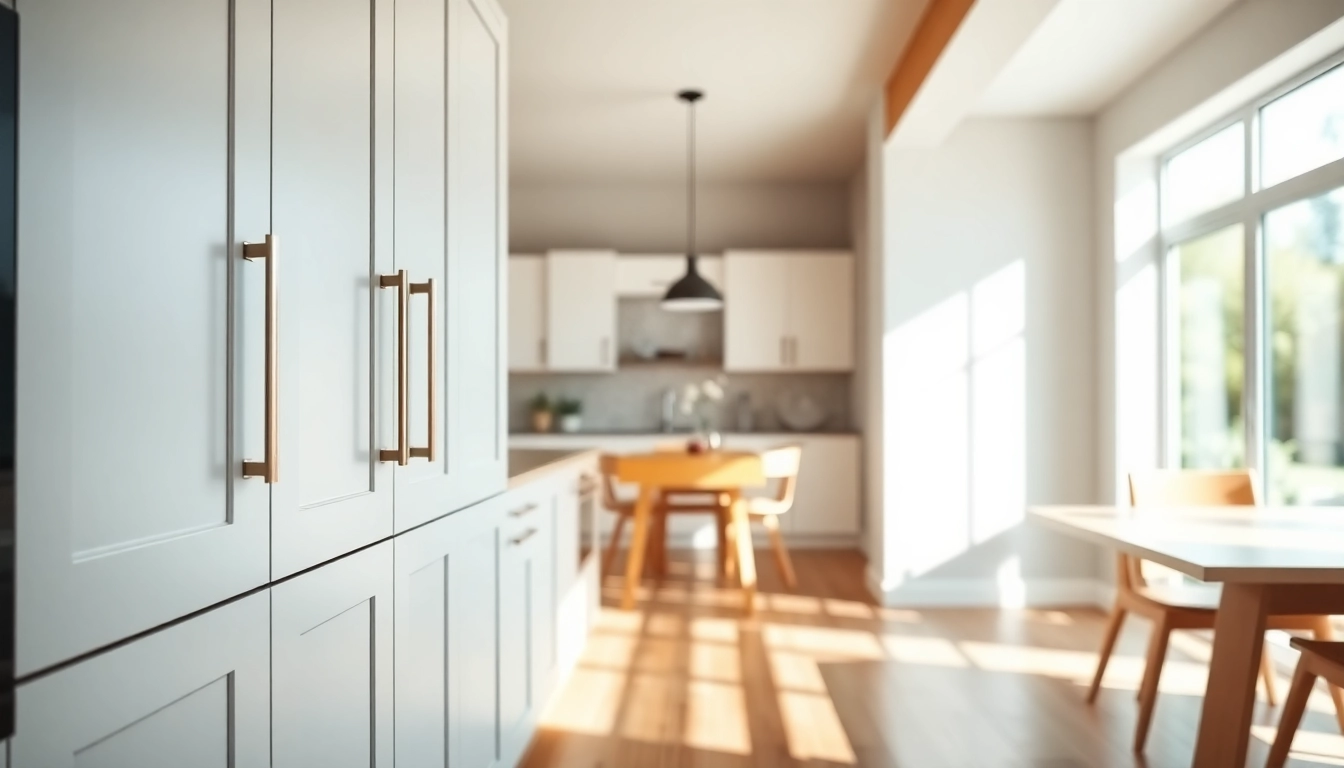 Cabinet Refacing Saint Petersburg FL kitchen with newly refaced cabinets in a bright, inviting atmosphere.