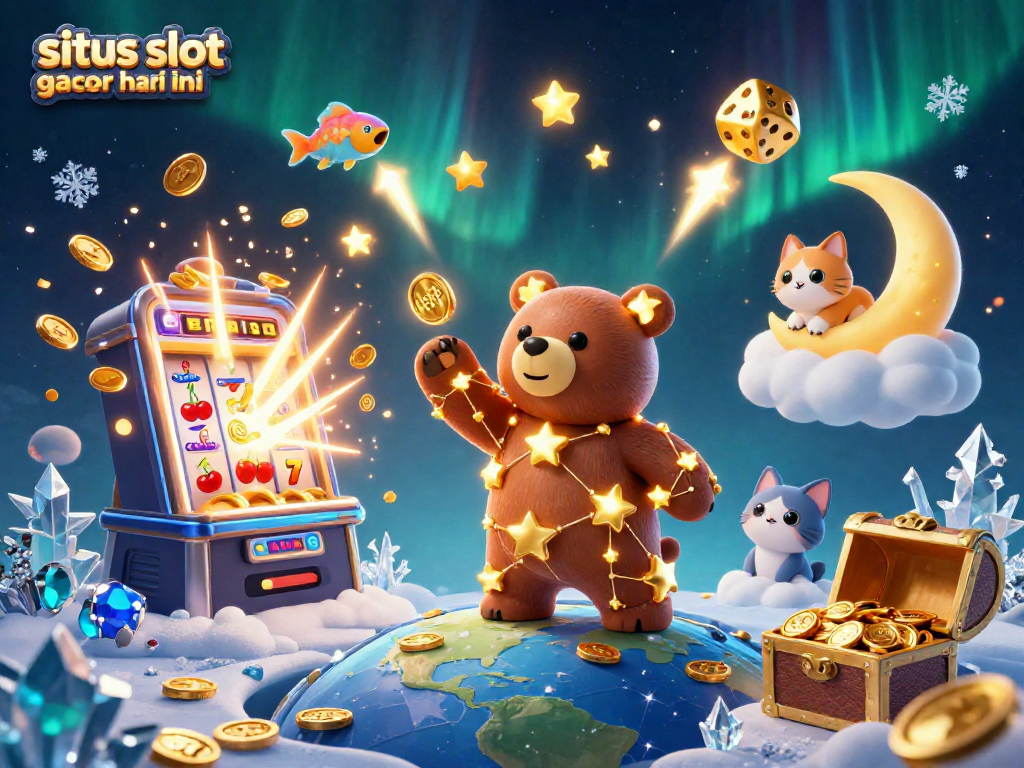 Play and win big at situs slot gacor hari ini with vibrant casino elements and engaging characters.