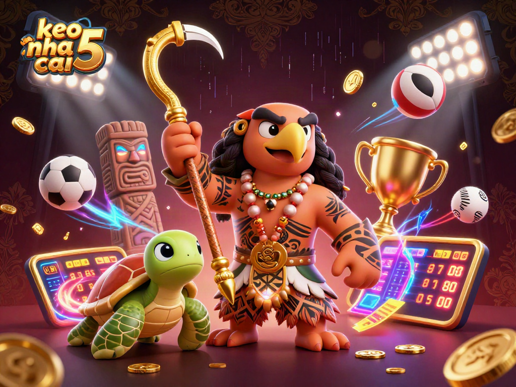 Engage with keo nha cai 5 in a dynamic scene featuring thrilling sports betting elements.