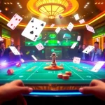 Lô đề trực tuyến betting slips and casino elements create an exciting gambling atmosphere.