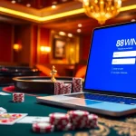 Engaging gambling scene focused on đăng nhập 68win showcasing a vibrant casino atmosphere.