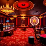 Engaging players at 88i home casino with vibrant slot machines, poker tables, and roulette.