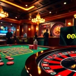 Engaging in đăng nhập ee88 on an exciting poker night at a luxurious casino.