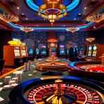 K88win offers a vibrant online casino scene with poker tables, vibrant slot machines, and engaging gaming action.