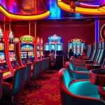 Players experiencing thrill at slot88 machines in a luxurious casino ambiance.